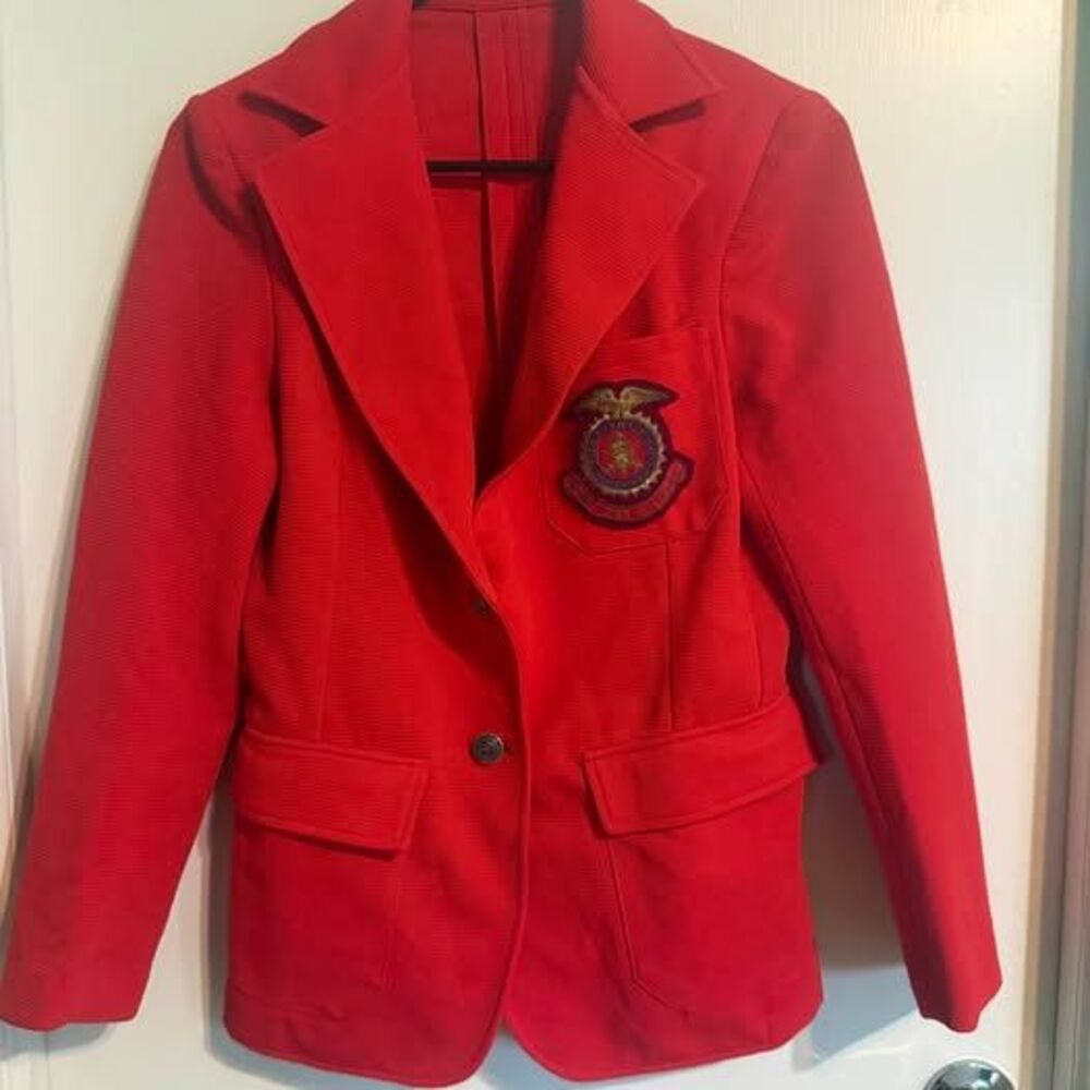 Vintage Salvation Army Royal Oak Citadel Red Blazer